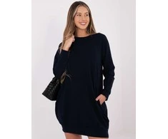 Suknelė Basic Feel Good Sukienka-RV-TU-5184.93P-tamsiai mėlyna