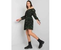 Factory Price Suknelė-LC-SK-22K-3040.19P-juoda-žalia