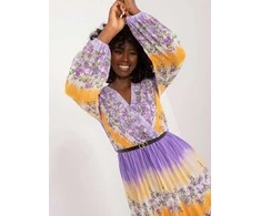 Italy Moda Suknelė-DHJ-SK-10201-1,85-šviesiai violetinė