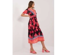 Italy Moda Suknelė-DHJ-SK-11331-5,19-juoda-raudona