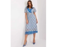 Italy Moda Suknelė-DHJ-SK-11331-7,71-mėlyna