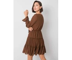 Italy Moda Suknelė-DHJ-SK-12310.61P-ruda