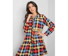 Italy Moda Suknelė-DHJ-SK-12808.64P-juoda-raudona