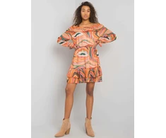 Italy Moda Suknelė-DHJ-SK-15015-1.48P-oranžinė