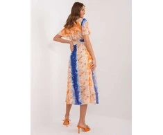Italy Moda Suknelė-DHJ-SK-15967-2,86-oranžinė