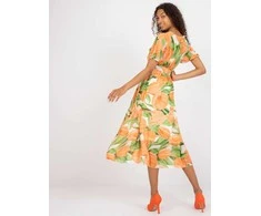 Italy Moda Suknelė-DHJ-SK-15967.54P-oranžinė