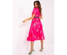 Italy Moda Suknelė-DHJ-SK-17260.90-tamsiai rožinė