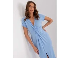 Italy Moda Suknelė-DHJ-SK-17302K.93-šviesiai mėlyna