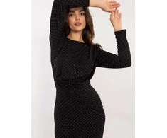Italy Moda Suknelė-DHJ-SK-18206.67-juoda