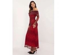 Italy Moda Suknelė-DHJ-SK-18702.40-raudona