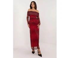 Italy Moda Suknelė-DHJ-SK-18702.40-raudona