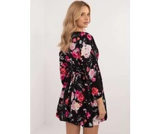 Italy Moda Suknelė-DHJ-SK-19861-4.28-juoda-raudona