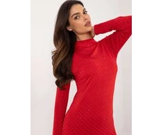 Italy Moda Suknelė-DHJ-SK-19935.35-raudona