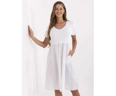 Suknelė Italy Moda Sukienka-DHJ-SK-25370.85-balta