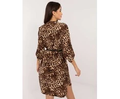 Italy Moda Suknelė-DHJ-SK-5766Z-2.77-juoda-smėlio spalvos