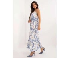 Italy Moda Suknelė-DHJ-SK-7772.25-balta-mėlyna