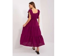 Italy Moda Suknelė-DHJ-SK-8352.04-tamsiai violetinė