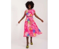 Italy Moda Suknelė-DHJ-SK-8839-3.30-tamsiai rožinė