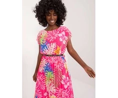 Italy Moda Suknelė-DHJ-SK-8839-3.30-tamsiai rožinė