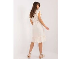 Italy Moda Suknelė-DHJ-SK-8921.21-šviesiai smėlio spalvos