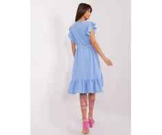 Italy Moda Suknelė-DHJ-SK-8921.98-šviesiai mėlyna