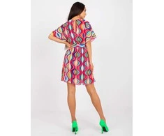 Italy Moda Suknelė-DHJ-SK-9651.51-tamsiai rožinė
