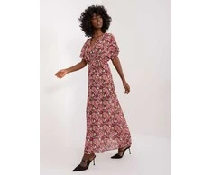 Italy Moda Suknelė-DHJ-SK-9656.19X-juoda-rožinė