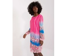 Italy Moda Suknelė-DHJ-SK-N8524.14X-tamsiai rožinė