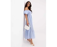 Suknelė Italy Moda Sukienka-IR-SK-2802.18-šviesiai mėlyna