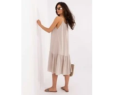 Suknelė Italy Moda Sukienka-IR-SK-6816.16P-smėlio spalva