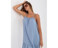 Suknelė Italy Moda Sukienka-IR-SK-6816.16P-šviesiai mėlyna