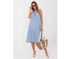 Suknelė Italy Moda Sukienka-IR-SK-6816.16P-šviesiai mėlyna