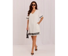 Suknelė Italy Moda Sukienka-IR-SK-J172852.97-ecru