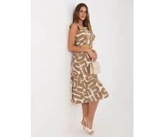 Suknelė Italy Moda Sukienka-IR-SK-LD2671-1.90-ruda