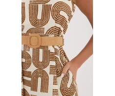 Suknelė Italy Moda Sukienka-IR-SK-LD2671-1.90-ruda