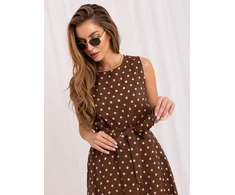 Suknelė Italy Moda Sukienka-IR-SK-M116237.75-ruda