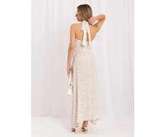 Suknelė Italy Moda Sukienka-IR-SK-M116550.97-balta ir-ruda