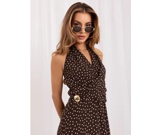 Suknelė Italy Moda Sukienka-IR-SK-M116550.97-ciemny ruda