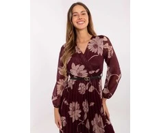 Suknelė Italy Moda Sukienka-IT-SK-10536.18P-bordinė