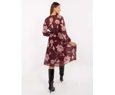 Suknelė Italy Moda Sukienka-IT-SK-10536.18P-bordinė