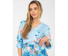 Suknelė Italy Moda Sukienka-IT-SK-18828.92-šviesiai mėlyna