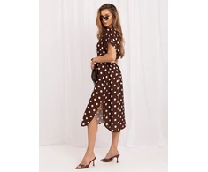 Suknelė Italy Moda Sukienka-IT-SK-19070.74-ciemny ruda