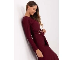Suknelė Italy Moda Sukienka-IT-SK-21609.83-bordinė