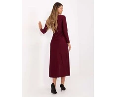 Suknelė Italy Moda Sukienka-IT-SK-21609.83-bordinė