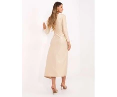 Suknelė Italy Moda Sukienka-IT-SK-21609.83-jasny smėlio spalva