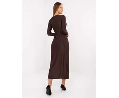 Suknelė Italy Moda Sukienka-IT-SK-21619.97-ciemny ruda