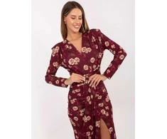 Suknelė Italy Moda Sukienka-IT-SK-21625-2.28-bordinė