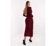 Suknelė Italy Moda Sukienka-IT-SK-21625.84-bordinė
