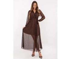 Suknelė Italy Moda Sukienka-IT-SK-21808.01-ruda