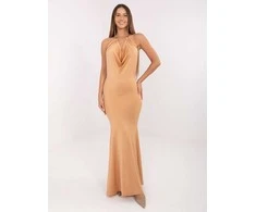 Suknelė Italy Moda Sukienka-IT-SK-21859.01P-camelowy